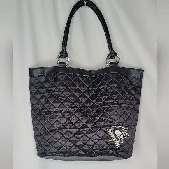 Pro-Fan-ity Black Quilted Pittsburgh Penguins Bag| - Picture 1 of 12